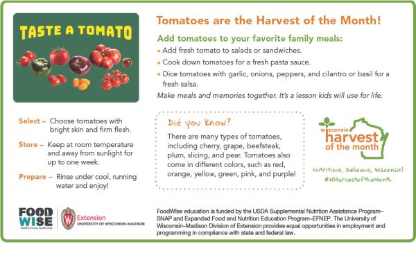 Tomatoes Newsletter Insert