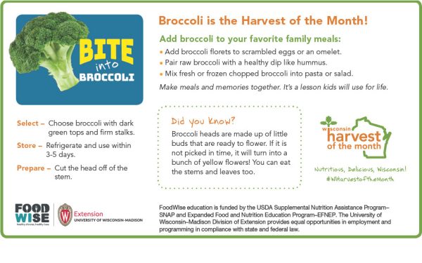 Broccoli Newsletter Insert