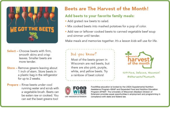 Beets Newsletter Insert