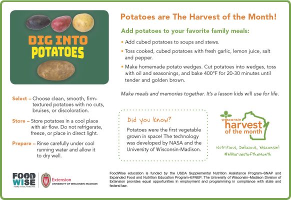 Potatoes Newsletter Insert
