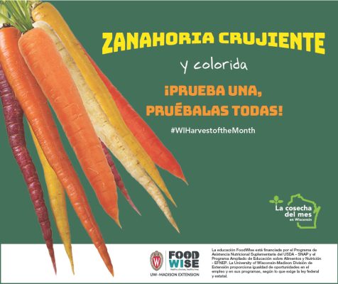Cartelón de zanahorias 11×17