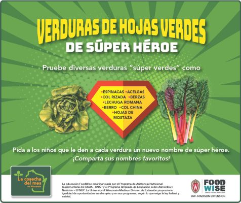 Las verduras de hoja verde Facebook 1