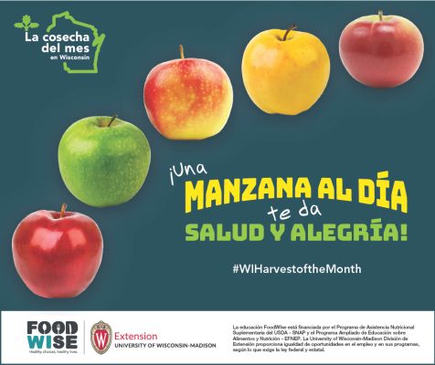 Cartelón de manzanas 11×17