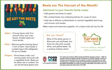 Beets Newsletter Insert