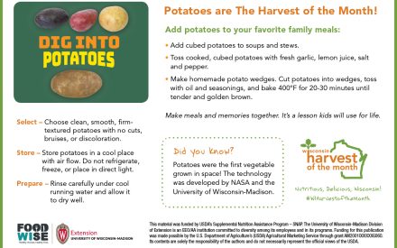 Potatoes Newsletter Insert