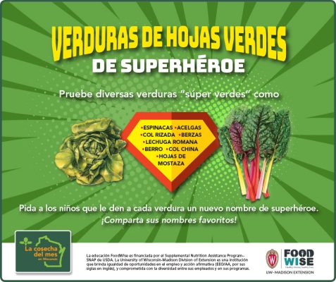 Las verduras de hoja verde Facebook 1