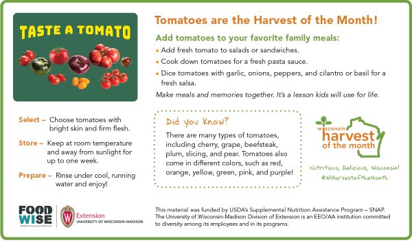 Tomatoes Newsletter Insert