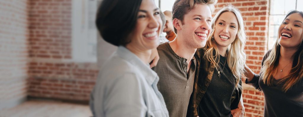 Group of diverse people in a workshop